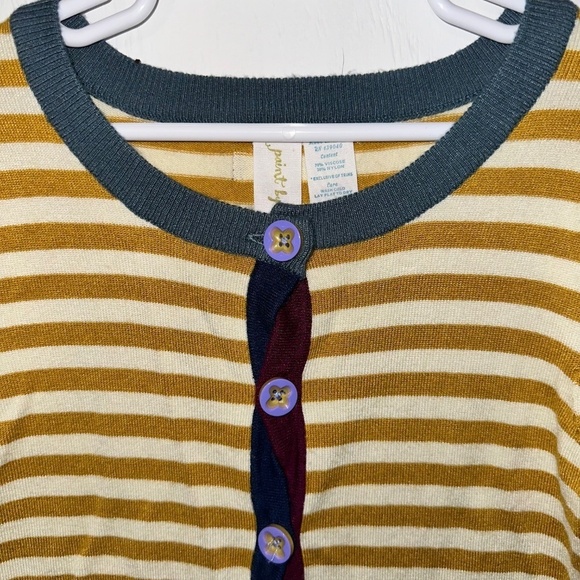 MATILDA JANE Cardigan Sweater GIRLS 4 Preppy Striped PAINT BY NUMBERS Boho MJC - Picture 4 of 10